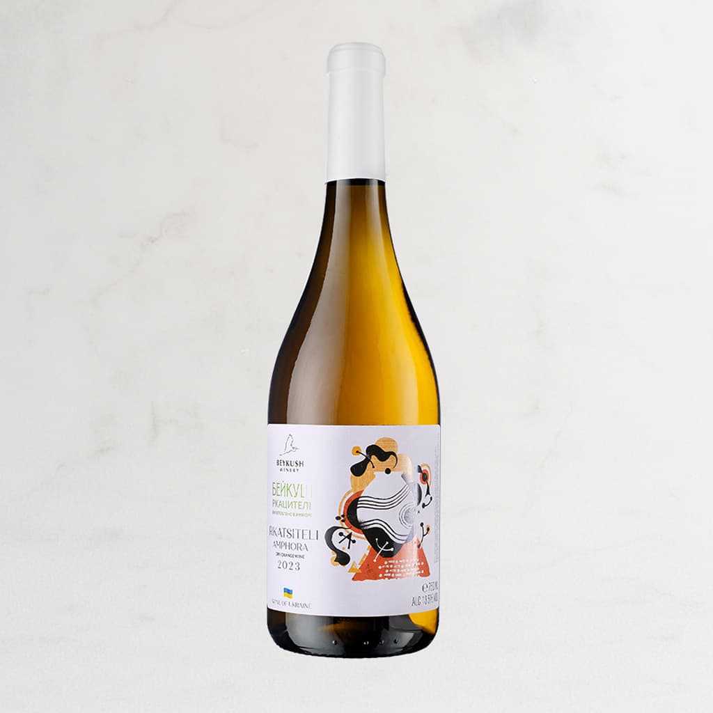 Вино Бейкуш Амфора Ркацители сухое белое 2023